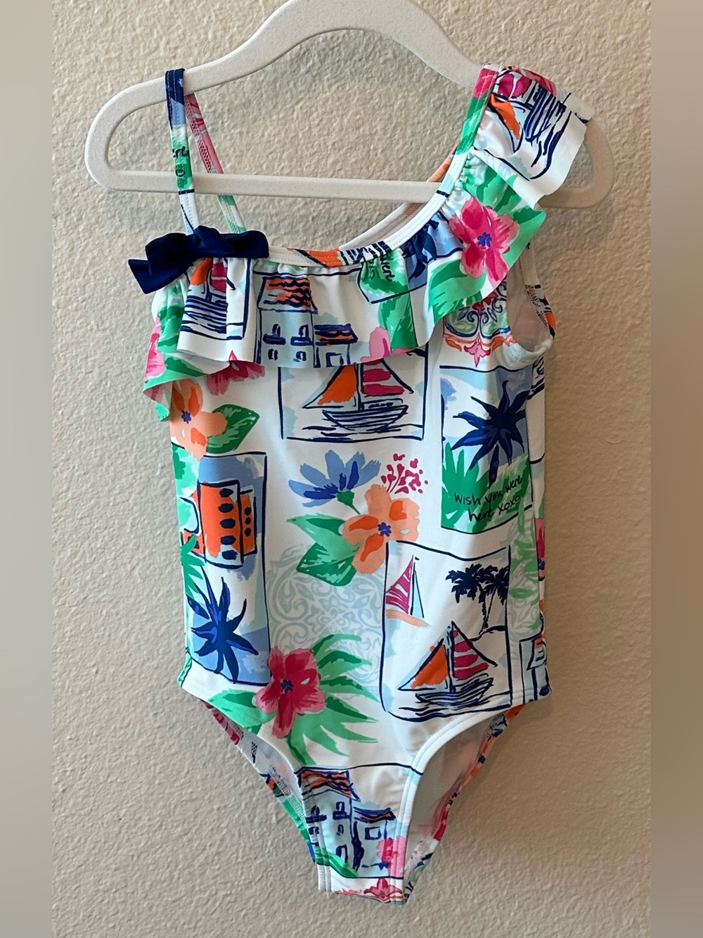 Gymboree Vacation Postcard One Piece Swimsuit
